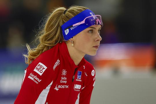 Teleurgestelde Joy Beune komt afspraak met zichzelf niet na op NK afstanden: 'Daar baal ik wel een beetje van'