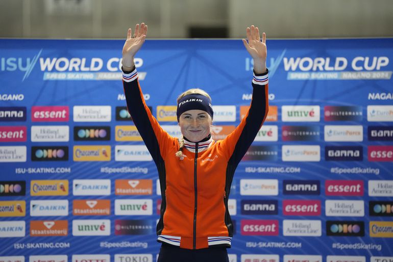 Marijke Groenewoud en Bart Hoolwerf zorgen voor bevrijdend goud voor Nederland tijdens World Cup