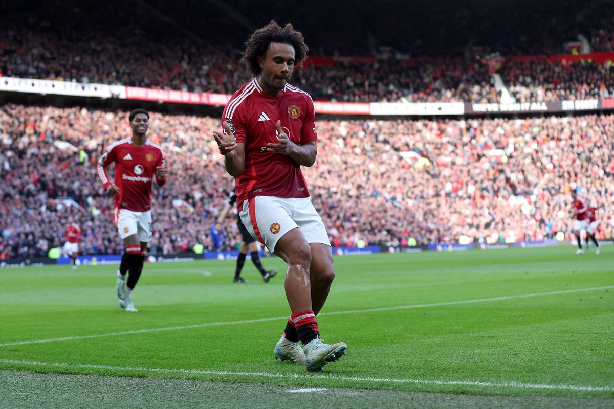 Joshua Zirkzee scoort twee doelpunten na maandenlange droogte bij Manchester United