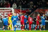 Troy Parrott na zijn penalty tegen FC Twente.

© ProShots