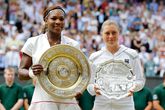 Serena Williams en Vera Zvonareva in 2010 ©Getty Images