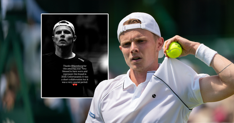 Toptennisser Jesper de Jong start nieuwe jaar met breuk: 'Een korte, bijzondere periode'