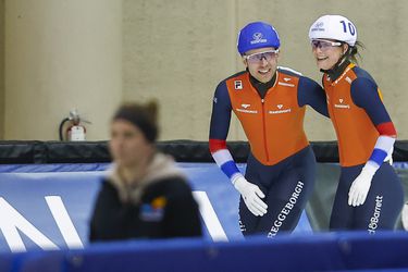 Angel Daleman en Wesly Dijs slaan toe op 'circusonderdeel' tijdens gouden schaatsdag voor Nederland