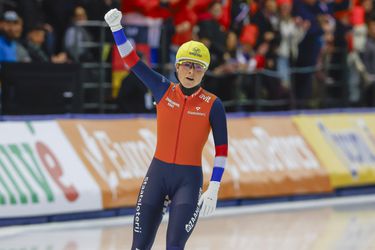 Marijke Groenewoud en oude rot Jorrit Bergsma bezorgen Nederland gouden dubbel tijdens World Cup