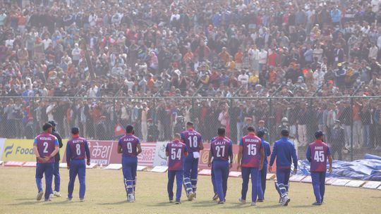 Cricketbond noemt aantal runs van Nederland tegen Nepal 'mager', wel enorm publiek