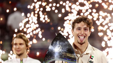 Directeur tennistoernooi Dubai roept foute speler uit tot winnaar: 'Sorry, foutje'