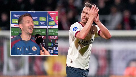 Luuk de Jong lacht om opmerking rond situatie Alex Kroes bij Ajax: 'Aandelen? Daar moet je voorzichtig mee zijn'