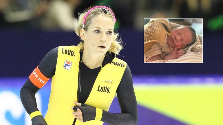 Babygeluk voor ex-topschaatsster Annette Gerritsen: derde dochter geboren