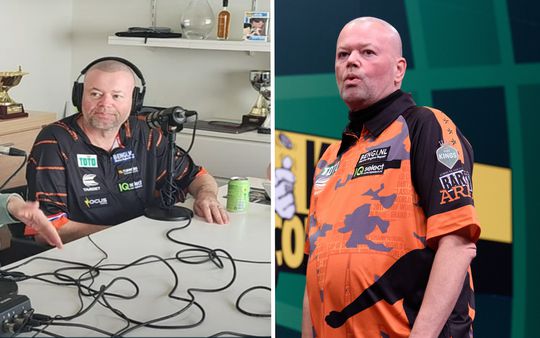 Uniek moment Raymond van Barneveld: 'Dat knippen ze er dan uit, dat is zo ongelofelijk jammer'