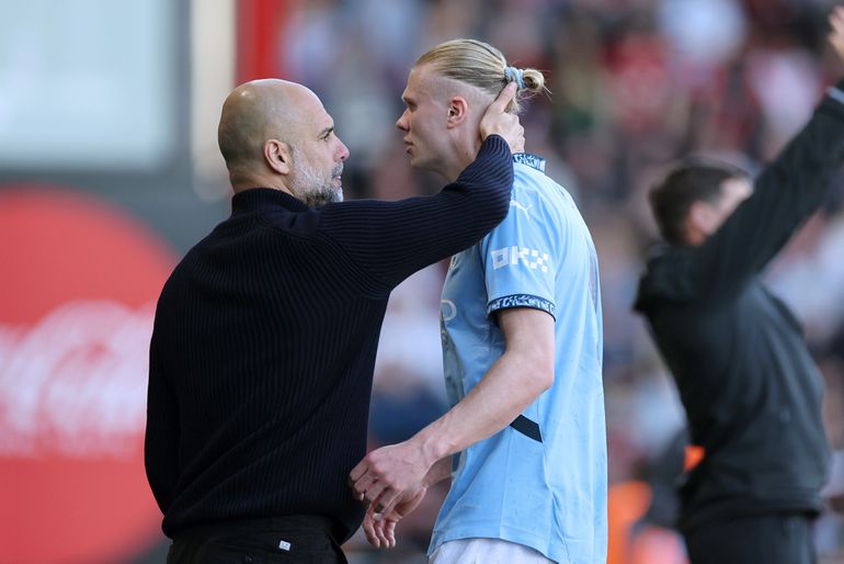 City-trainer Pep Guardiola geeft update over herstel van Erling Haaland: 'De behandeling zou zes weken duren...'