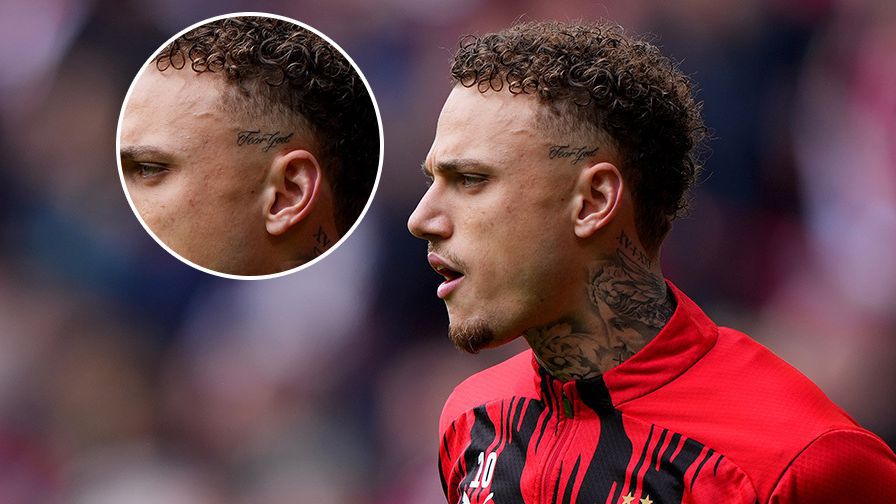 Veelbesproken PSV'er Noa Lang zet 'grote stap' en kiest voor opvallende tattoo boven oor: 'Ik heb schijt'