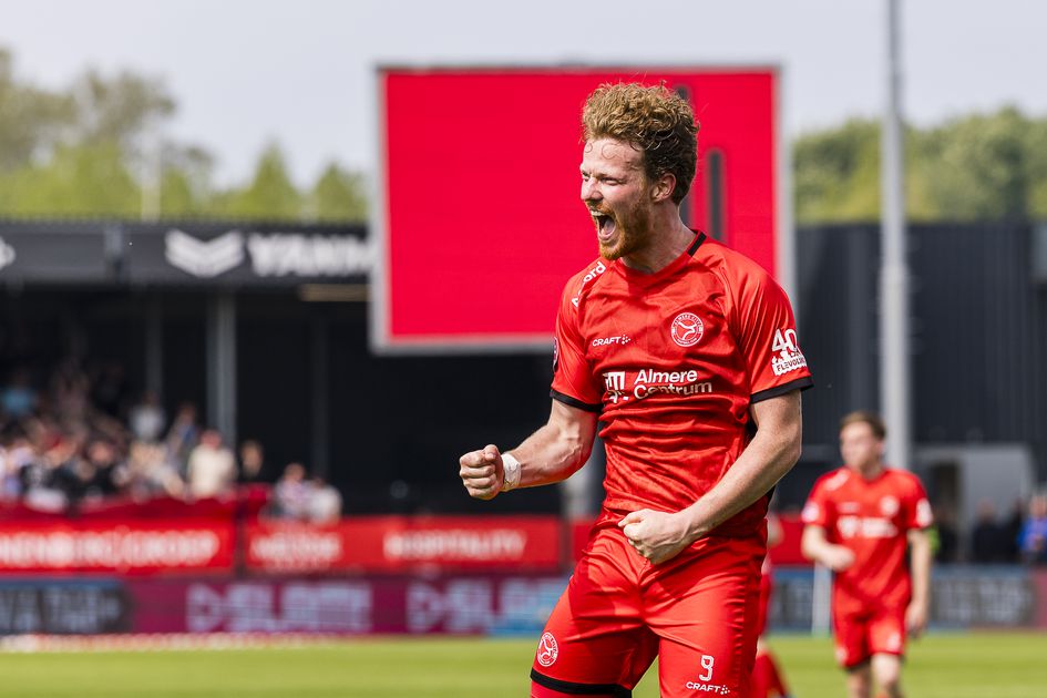 Almere City houdt promotiedroom levend en rekent simpel af met FC Den Bosch in play-offs
