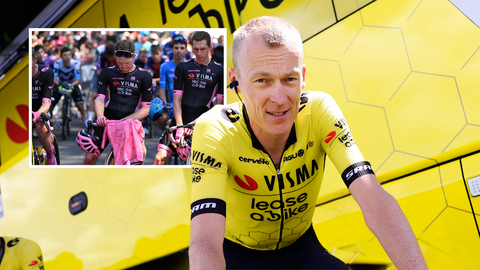 Ex-topwielrenner Robert Gesink na dood van z'n vrouw tot tranen geroerd door eerbetoon Giro-peloton
