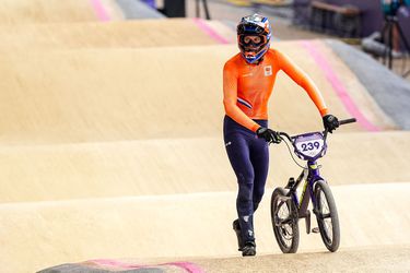 Enorme pech voor Nederlandse BMX'er: valpartij van concurrent maakt einde aan droom