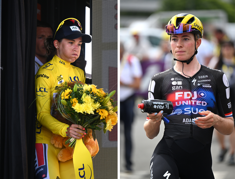 Ploeg Demi Vollering weer oorzaak van rel in Tour de France Femmes: geletruidraagster haalt uit