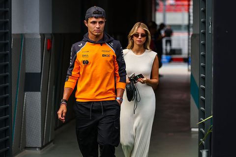 F1-coureur Lando Norris geeft bij GP Hongarije duidelijkheid over vermeende relatie met ex van topvoetballer