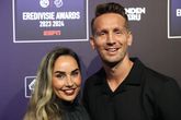 Luuk de Jong met zijn vrouw Lizanne. © Pro Shots