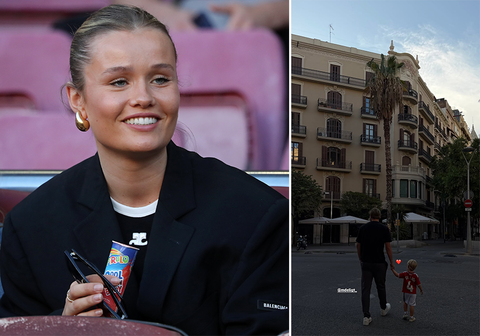 Mikky Kiemeney (vrouw Frenkie de Jong) deelt liefdevolle beelden van Oranje-international Matthijs de Ligt