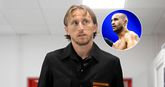 Luka Modric en Badr Hari. © Getty Images/Pro Shots, beeldbewerking Sportnieuws.nl