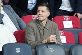 Wojciech Szczesny verscheen dinsdagavond al op de tribune van FC Barcelona. © Getty Images