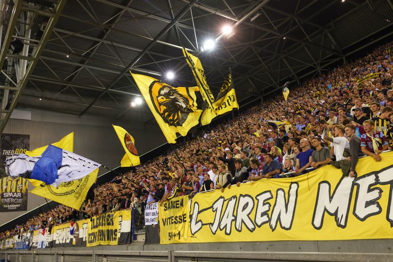 Supporters van Vitesse.

© Getty Images
