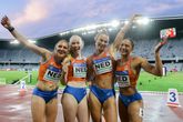 : Leonie van Vliet, Lieke Klaver, Marije van Hunenstijn en Naomi Sedney in 2021 ©Getty Images