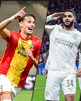 Milan Smit en Ismael Saibari. ©Pro Shots, beeldbewerking Sportnieuws.nl.