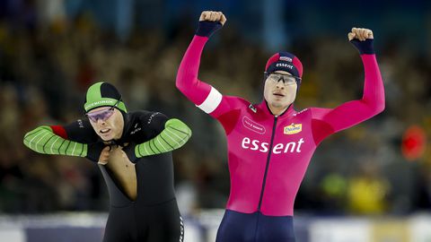 Een woedende Tim Prins (links) © ANP