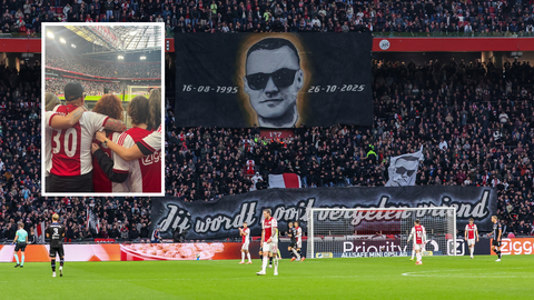 Zusje van overleden Ajax-fan 'sprakeloos' na indrukwekkend eerbetoon in Johan Cruijff ArenA