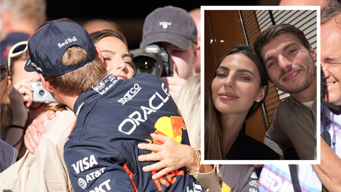 Kelly Piquet en Max Verstappen © Getty Images en Instagram, beeldbewerking Sportnieuws.nl