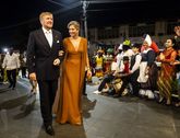 Koning Willem-Alexander en koningin Máxima in Suriname. © ANP