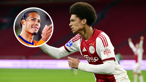 Groot Ajax-talent (18) geïnspireerd door Virgil van Dijk: 'Kan héél veel van hem leren'