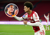 Aaron Bouwman geïnspireerd door Virgil van Dijk. ©Pro Shots, beeldbewerking Sportnieuws.nl.
