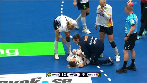 Dramatische aftocht voor Zweedse speelster op WK handbal: 'Ik wil er niet eens aan denken...'