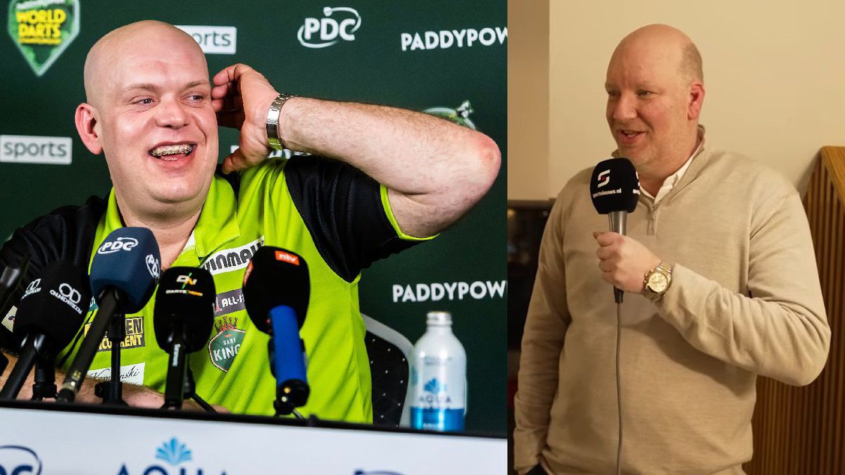 Michael van Gerwen liet Vincent van der Voort schrikken na bereiken van finale WK darts: 'Wat hoor ik nou?'