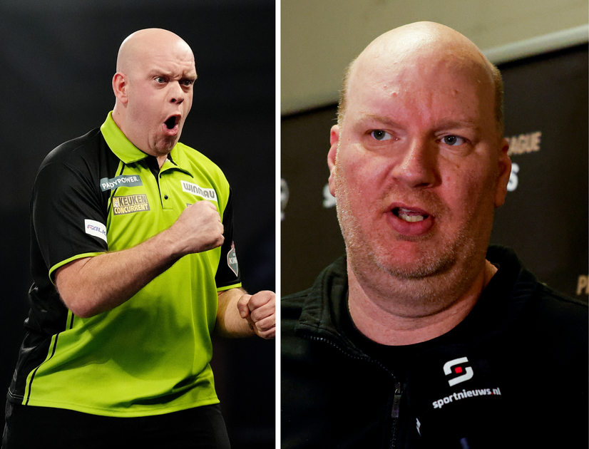 Hilariteit en verbazing tijdens duel Michael van Gerwen op WK darts