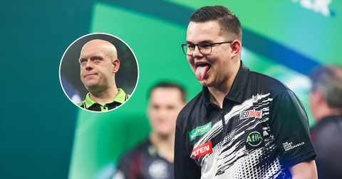 Gian van Veen deelt appje van Michael van Gerwen voor WK-finale: 'Ik weet niet of hij blij is als ik dit zeg...'