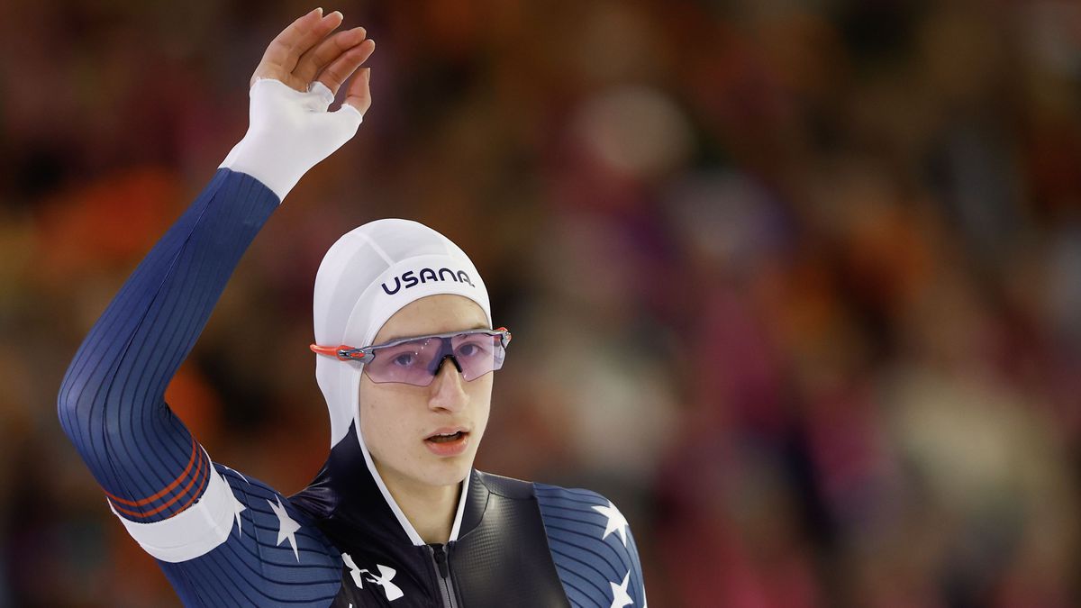 Weer een daverende Jordan Stolz-show op 1500 meter bij World Cup in Quebec