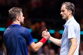 Daniil Medvedev versloeg Stan Wawrinka bij het ABN Amro Open. © Getty Images