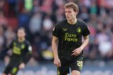 Mats Wieffer denkt dat Feyenoord zich moet gaan focussen op de tweede plaats. © Getty Images