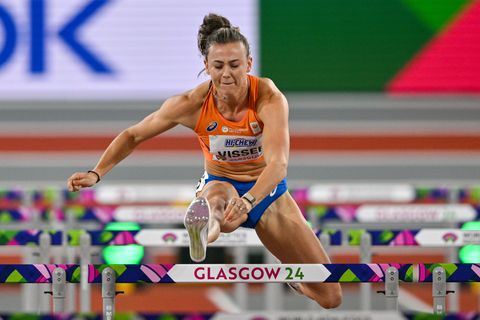 Nadine Visser mist door fout finale 60 meter horden op WK indoor atletiek: 'Raakte hem ook bij de warming-up'