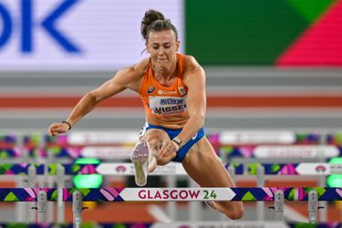 Nadine Visser mist door fout finale 60 meter horden op WK indoor atletiek: 'Raakte hem ook bij de warming-up'
