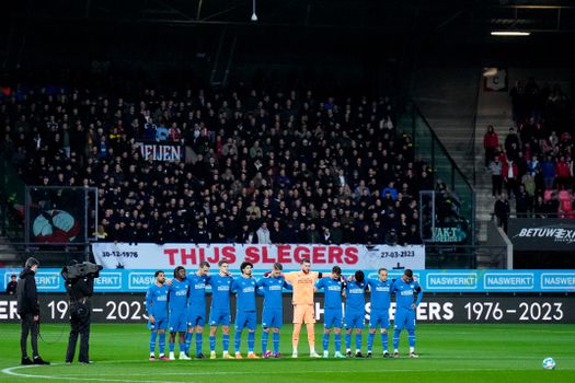 Topper PSV - AZ in het teken van overleden perschef Thijs Slegers: 'Willen 100.000 euro ophalen'