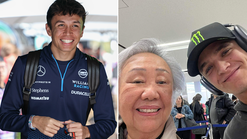 Oma van Alex Albon heeft 'nieuwe favoriet' na ontmoeting op vliegveld: 'Mijn droom komt uit'