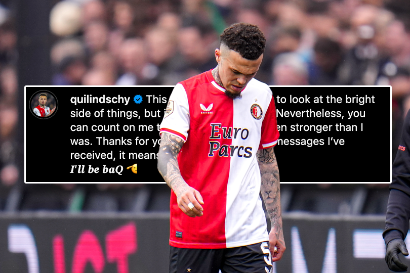 Quilindschy Hartman laat voor het eerst van zich horen na zware blessure: 'Kom nog sterker terug'