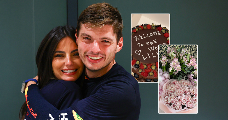 Kelly Piquet overvallen met cadeaus na geboorte dochter Max Verstappen: 'Welkom op de wereld, Lily'