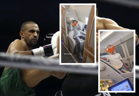 Zeer luxe vervoer voor dochters Badr Hari op weg naar school