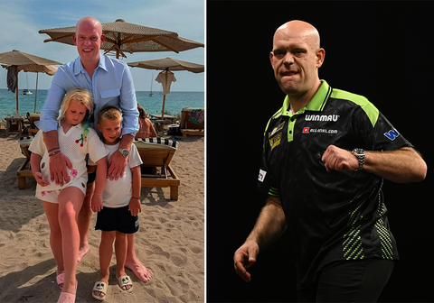 Michael van Gerwen geniet met volle teugen van vakantie: 'De beste dagen'