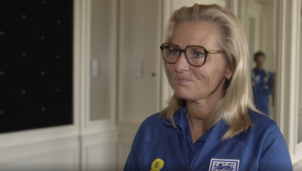 Sarina Wiegman weigert in te gaan op vragen over opvolging Gareth Southgate