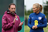 Gareth Southgate en Sarina Wiegman. © Getty Images
